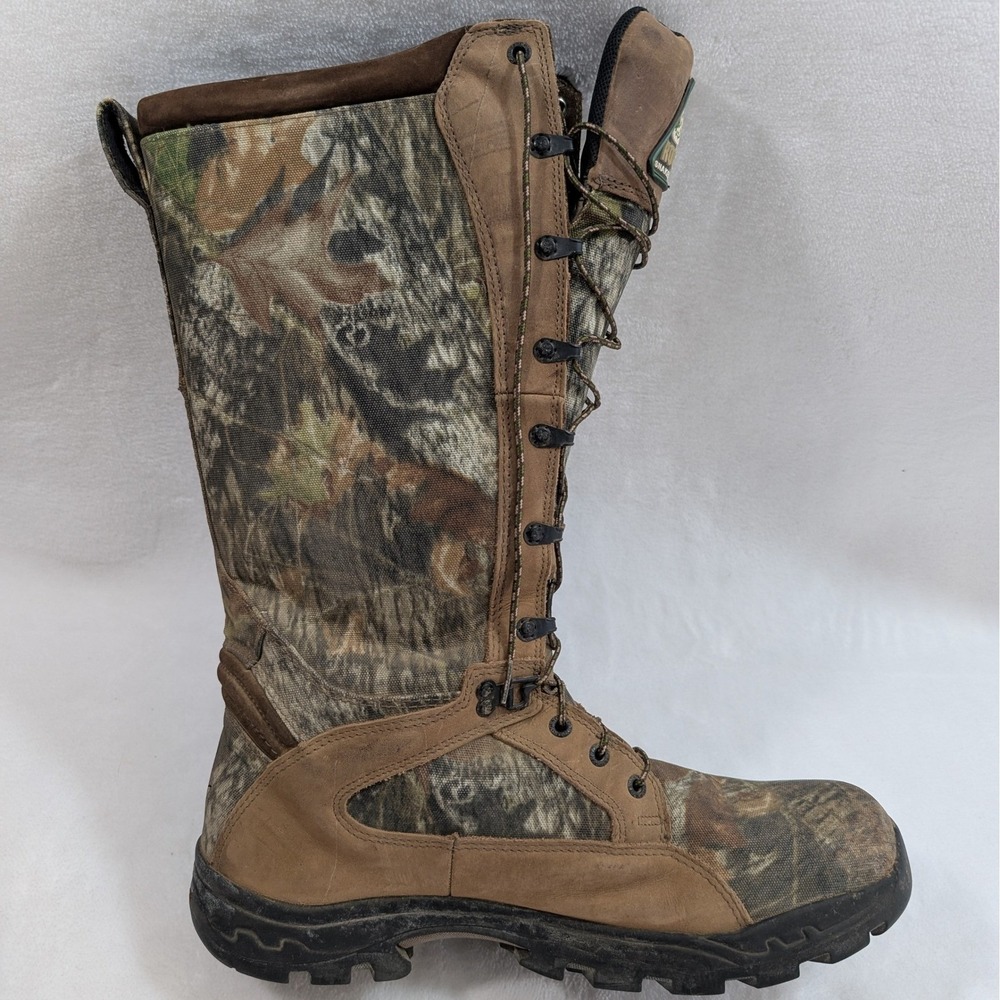 Rocky ProLight 1570 Snake Boot RWP Waterproof Mens 13 16" Camo Hunting‎ Leather